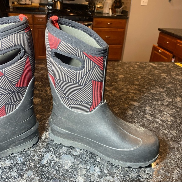 Bogs Neo Classic Geo Handle Rain Boots Youth Kids Size 6 - Picture 8 of 11